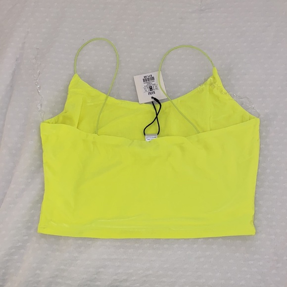 Neon yellow crop top! - Picture 2 of 3
